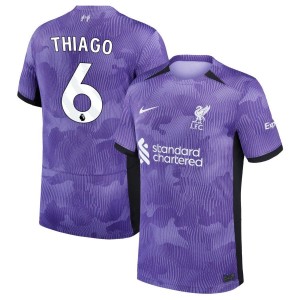 Thiago Alcantara Thiago Liverpool Nike 2023/24 Third Stadium Replica Jersey - Purple