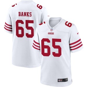 Aaron Banks San Francisco 49ers Nike Game Player Jersey - White