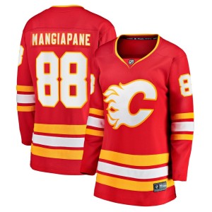 Andrew Mangiapane Calgary Flames Fanatics Branded Women's Home Team Breakaway Player Jersey - Red