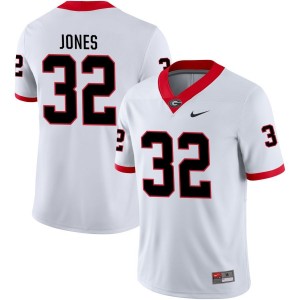 Cash Jones Georgia Bulldogs Nike NIL Replica Football Jersey - White