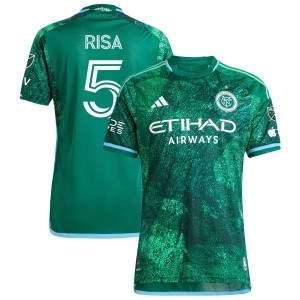 Birk Risa  New York City FC adidas 2023 The Parks Authentic Jersey - Green