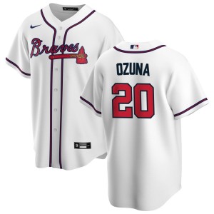 Marcell Ozuna Atlanta Braves Nike Home Replica Jersey - White