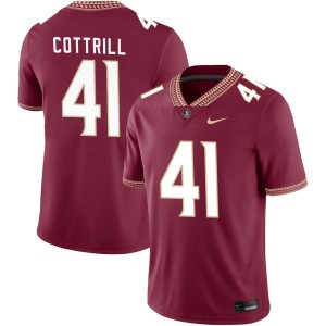 AJ Cottrill Florida State Seminoles Nike 2023 NIL Football Game Jersey - Garnet