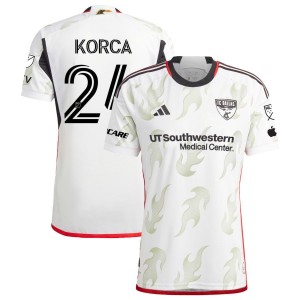 Amet Korca FC Dallas adidas 2023 Burn Baby Burn Authentic Jersey - White