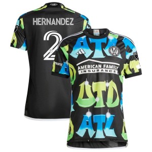 Ronald Hernandez  Atlanta United FC adidas 2023 The 404 Authentic Jersey - Black