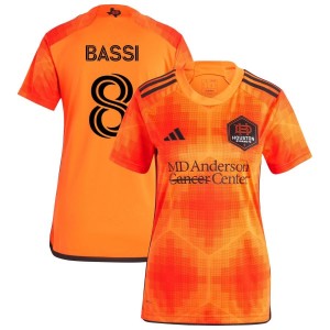 Amine Bassi Houston Dynamo FC adidas Women's 2023 El Sol Replica Jersey - Orange