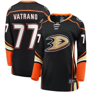 Women's Fanatics Branded Frank Vatrano Black Anaheim Ducks Home Breakaway Player Jersey