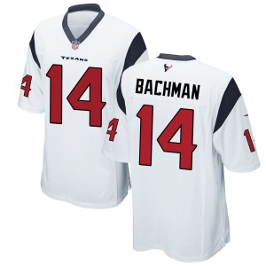 Alex Bachman Houston Texans Nike Game Jersey - White