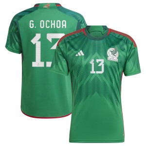 Guillermo Ochoa Mexico National Team adidas 2022/23 Home Replica Player Jersey - Green