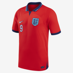 England National Team 2022/23 Stadium Away (Harry Kane) Men's Nike Dri-FIT Soccer Jersey - Red