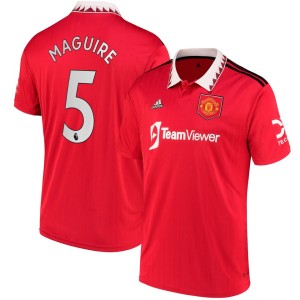 Harry Maguire Manchester United adidas 2022/23 Home Replica Player Jersey - Red