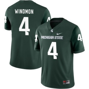 Jacoby Windmon Michigan State Spartans Nike NIL Replica Football Jersey - Green