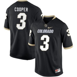 Omarion Cooper Colorado Buffaloes Nike NIL Replica Football Jersey - Black