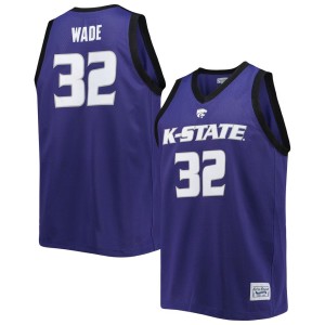 Dean Wade Kansas State Wildcats Original Retro Brand Alumni Commemorative Replica Basketball Jersey - Purple