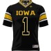 #1 Iowa Hawkeyes ProSphere Football Jersey - Black