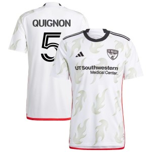 Facundo Quignon FC Dallas adidas 2023 Burn Baby Burn Replica Jersey - White