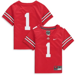 #1 Ohio State Buckeyes Nike Toddler Team Replica Football Jersey - Scarlet