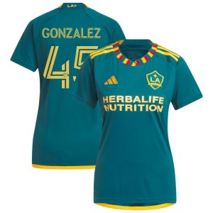 Adrian Gonzalez LA Galaxy adidas Women's 2023 LA Kit Replica Jersey - Green