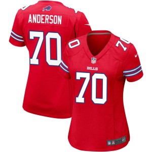 Alec Anderson Buffalo Bills Nike Women's Alternate Game Jersey - Red