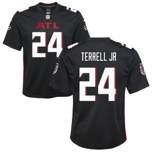 A.J. Terrell Jr Atlanta Falcons Nike Youth Game Jersey - Black