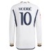 Luka Modric Real Madrid adidas Home 2023/24 Authentic Long Sleeve Jersey - White