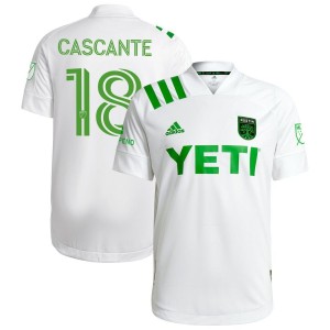Julio Cascante Austin FC adidas 2021 Secondary Legends Authentic Jersey - White