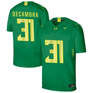 Kodi DeCambra Oregon Ducks Nike NIL Replica Football Jersey - Green