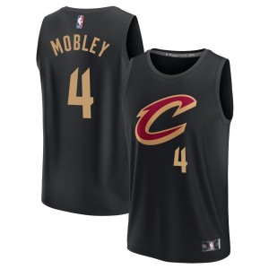 Evan Mobley  Cleveland Cavaliers Fanatics Branded Fast Break Jersey - Black - Statement Edition