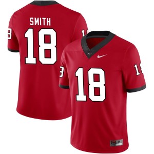 C.J. Smith Georgia Bulldogs Nike NIL Replica Football Jersey - Red