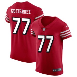 Alfredo Gutierrez San Francisco 49ers Nike Alternate Vapor Elite Jersey - Scarlet