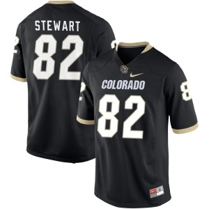 Kendal Stewart Colorado Buffaloes Nike NIL Replica Football Jersey - Black