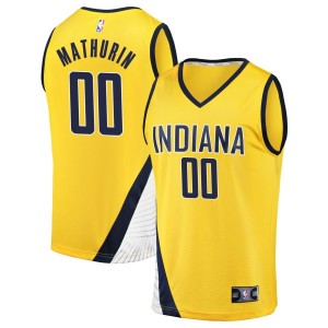 Bennedict Mathurin  Indiana Pacers Fanatics Branded Fast Break Jersey - Yellow - Statement Edition
