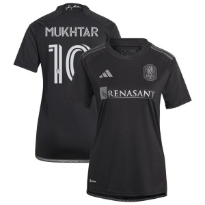 Hany Mukhtar Nashville SC adidas Women's 2023 Man In Black Kit Replica Jersey - Black