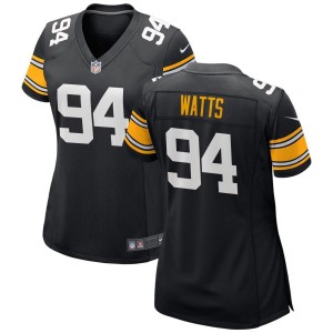 Armon Watts Pittsburgh Steelers Nike Women's Alternate Game Jersey - Black