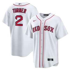 Men's Nike Justin Turner White/Red Boston Red Sox Home Replica Player Jersey