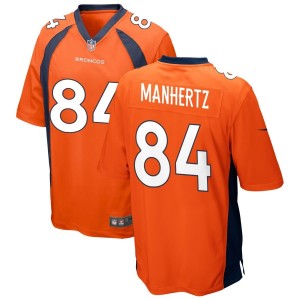 Chris Manhertz Denver Broncos Nike Game Jersey - Orange