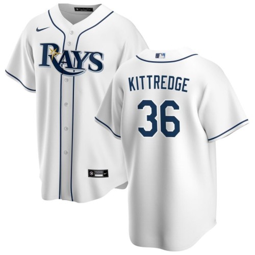 Andrew Kittredge Tampa Bay Rays Nike Youth Home Replica Jersey - White