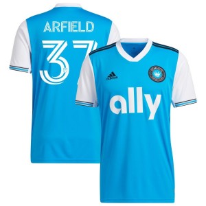 Scott Arfield Charlotte FC adidas 2022 Primary Replica Jersey - Blue
