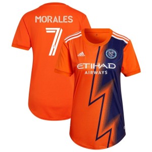 Alfredo Morales New York City FC adidas Women's 2022 The Volt Kit Replica Jersey - Orange