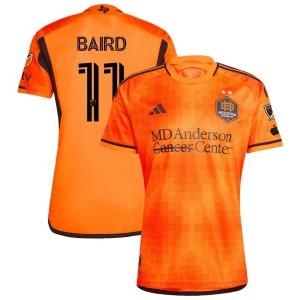 Corey Baird Houston Dynamo FC adidas 2023 El Sol Authentic Jersey - Orange