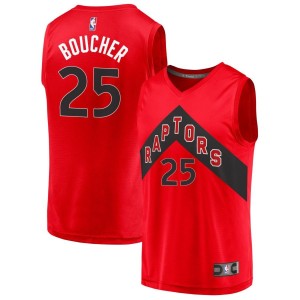 Chris Boucher Toronto Raptors Fanatics Branded Youth 2020 Fast Break Replica Jersey - Icon Edition - Red