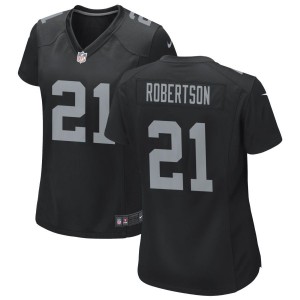 Amik Robertson Las Vegas Raiders Nike Women's Game Jersey - Black