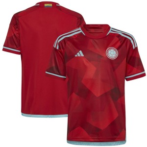 Colombia National Team adidas Youth 2022/23 Away Replica Jersey - Red