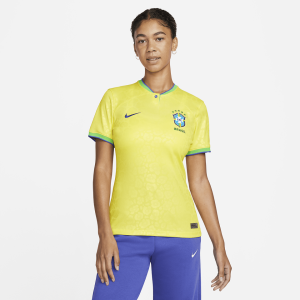 Brazil 2022/23 Stadium Home Women's Nike Dri-FIT Soccer Jersey - Dynamic Yellow/Green Spark/Paramount Blue/Paramount Blue