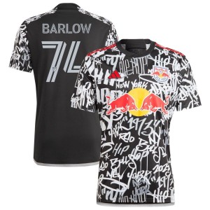 Tom Barlow  New York Red Bulls adidas 2023 Freestyle Replica Jersey - Black