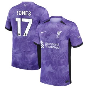 Curtis Jones Liverpool Nike 2023/24 Third Stadium Replica Jersey - Purple