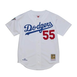 Authentic Orel Hershiser Los Angeles Dodgers Home 1988 Jersey