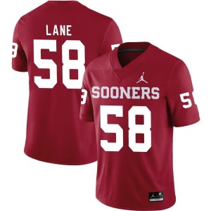 Ethan Lane Oklahoma Sooners Jordan Brand NIL Replica Football Jersey - Crimson