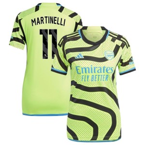 Gabriel Martinelli  Arsenal adidas Women's 2023/24 Away Replica Jersey - Yellow