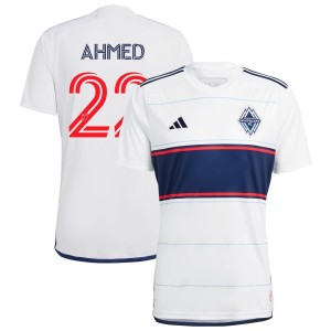 Ali Ahmed Vancouver Whitecaps FC adidas 2023 Bloodlines Replica Jersey - White